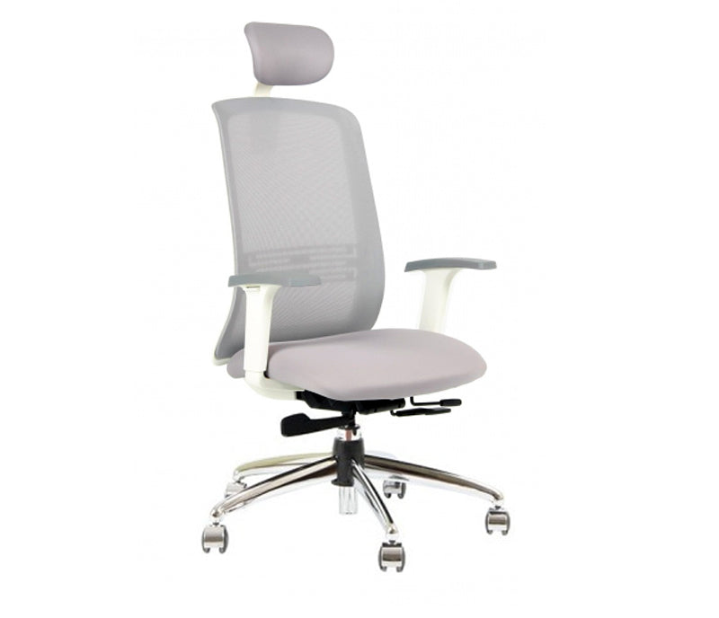 Silla Güd Color Executive c/cabezal. Base Cromada